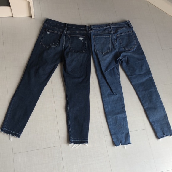 Gap jeans skinny jegging size 4 sky high rise bundle of 2 EUC - Picture 9 of 9